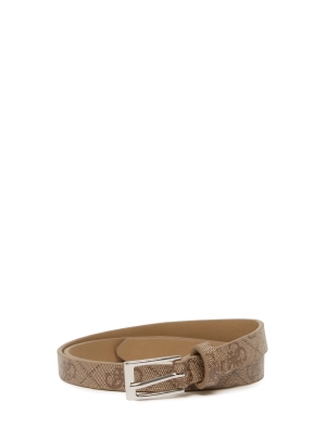 15mm Mocha Logo Two For One Belt Set