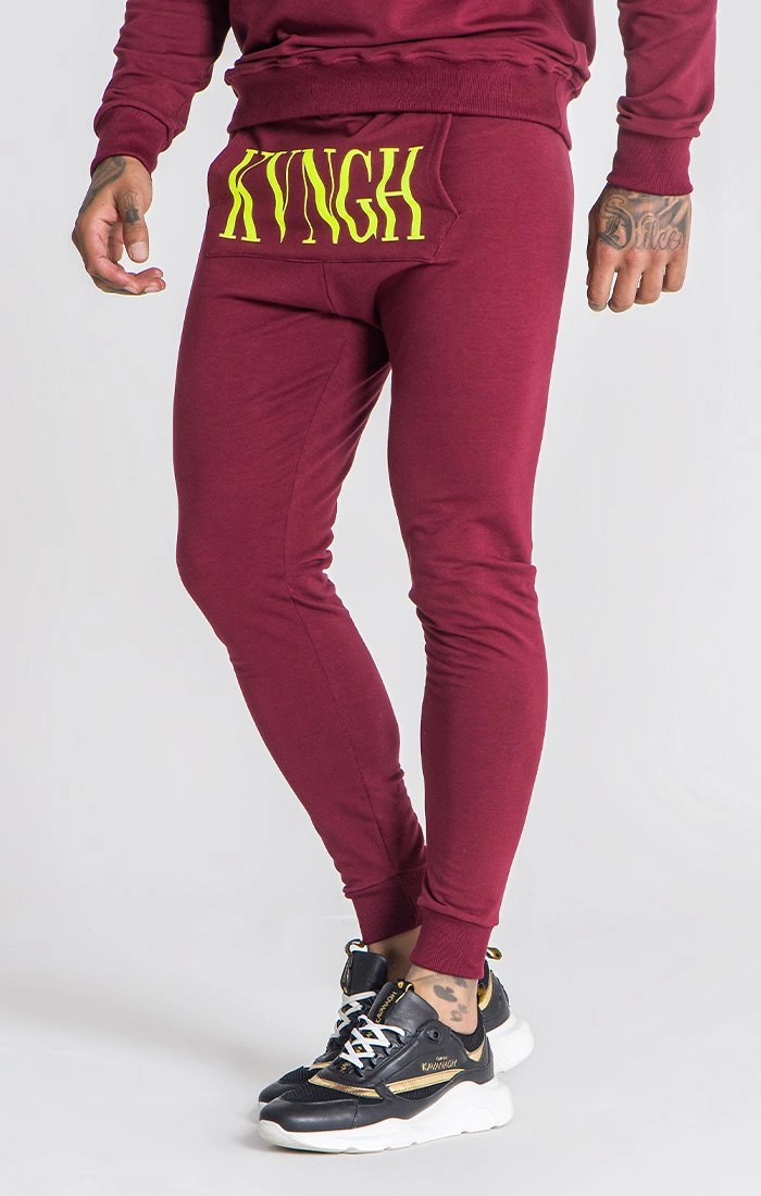 Burgundy Lucifer Joggers