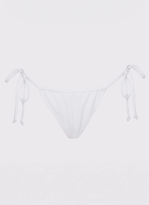 Calista Bikini Bottoms - White