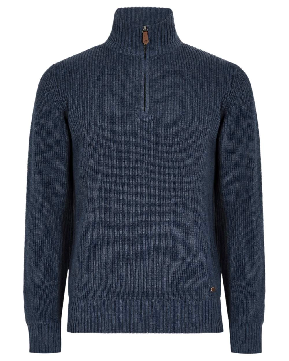 Dubarry Mens Portmarnock Fisherman Zip Neck Sweater