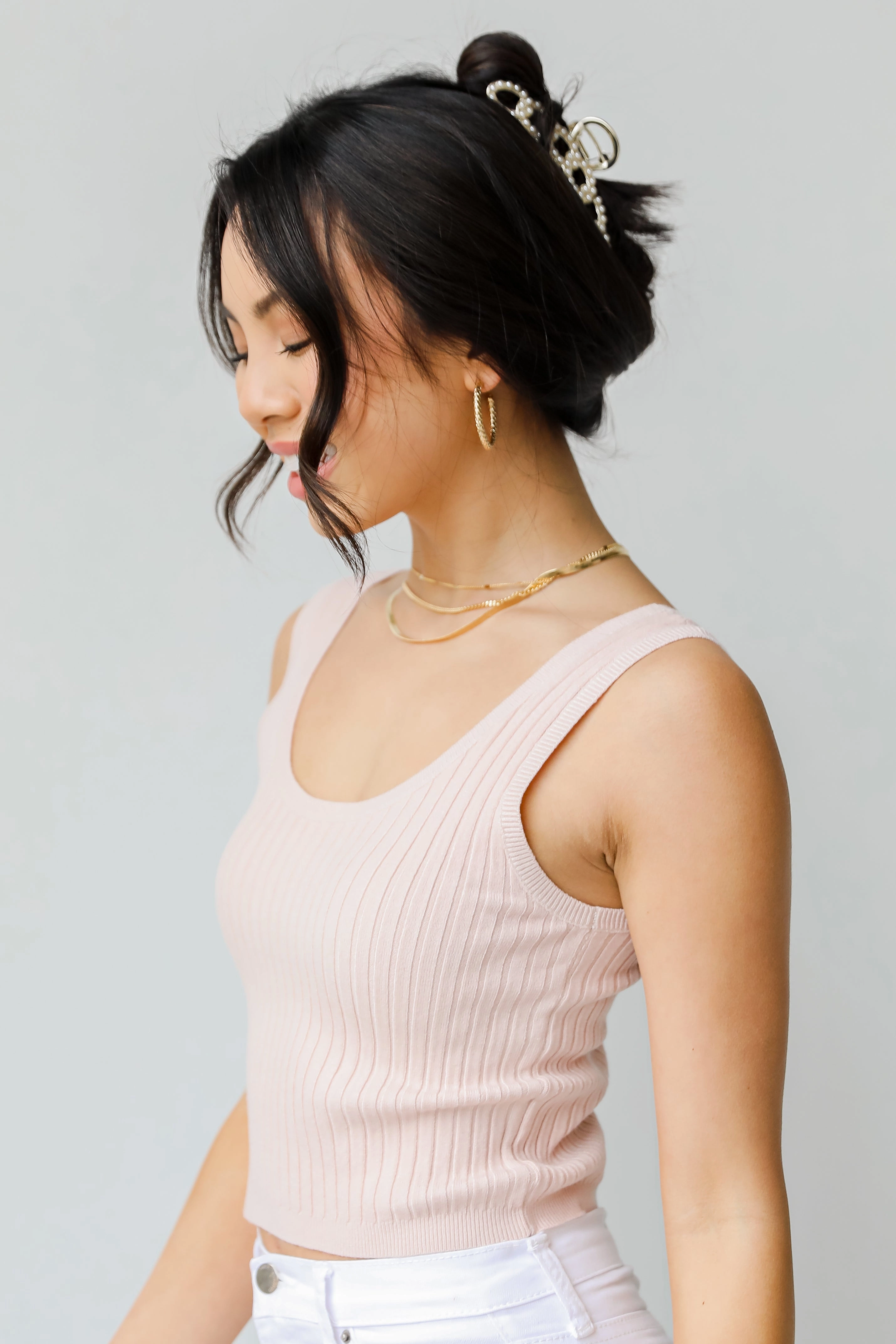 FINAL SALE - Let's Run Away Spring Knit Tank