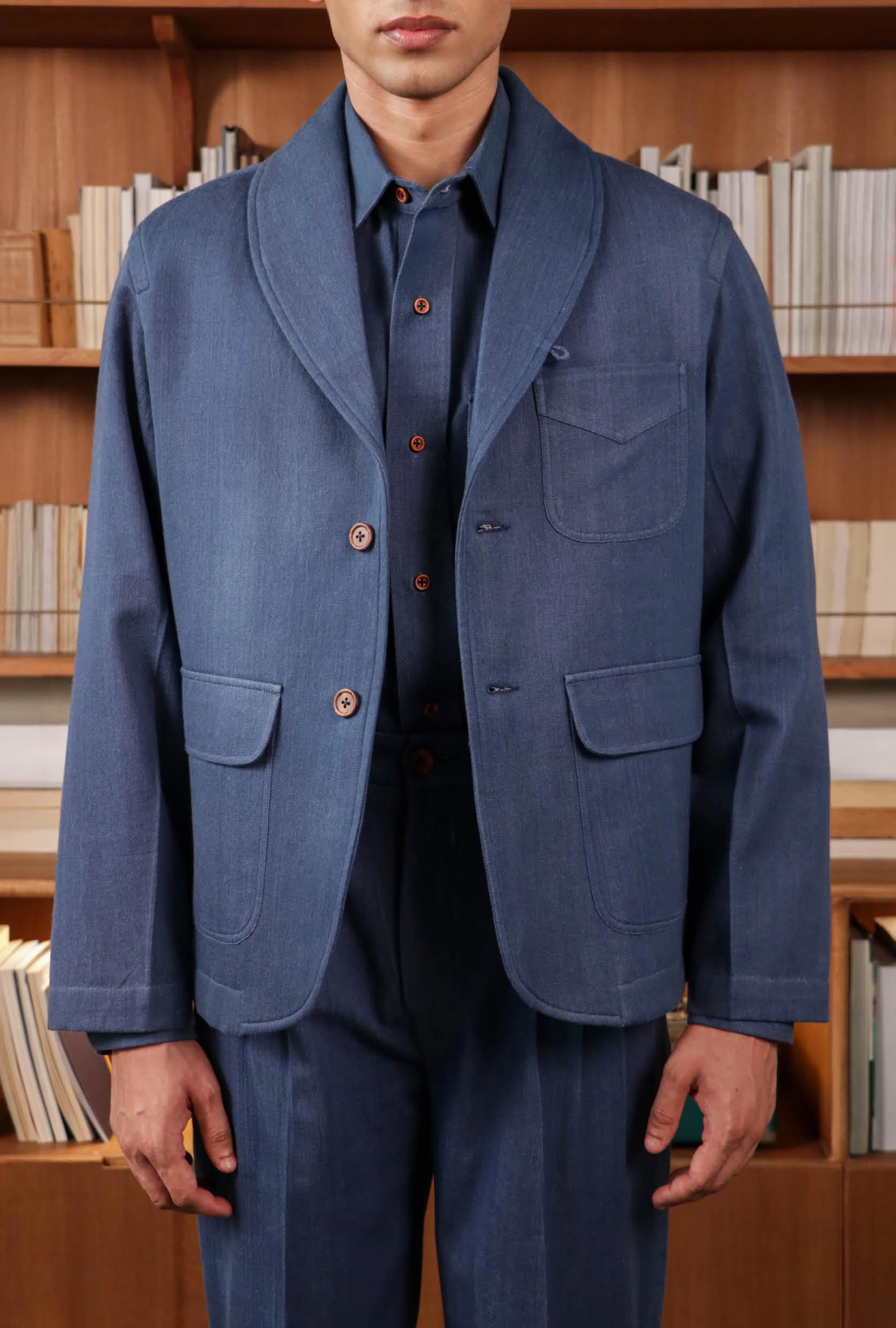 HALFORD SHAWL COLLAR BLAZER