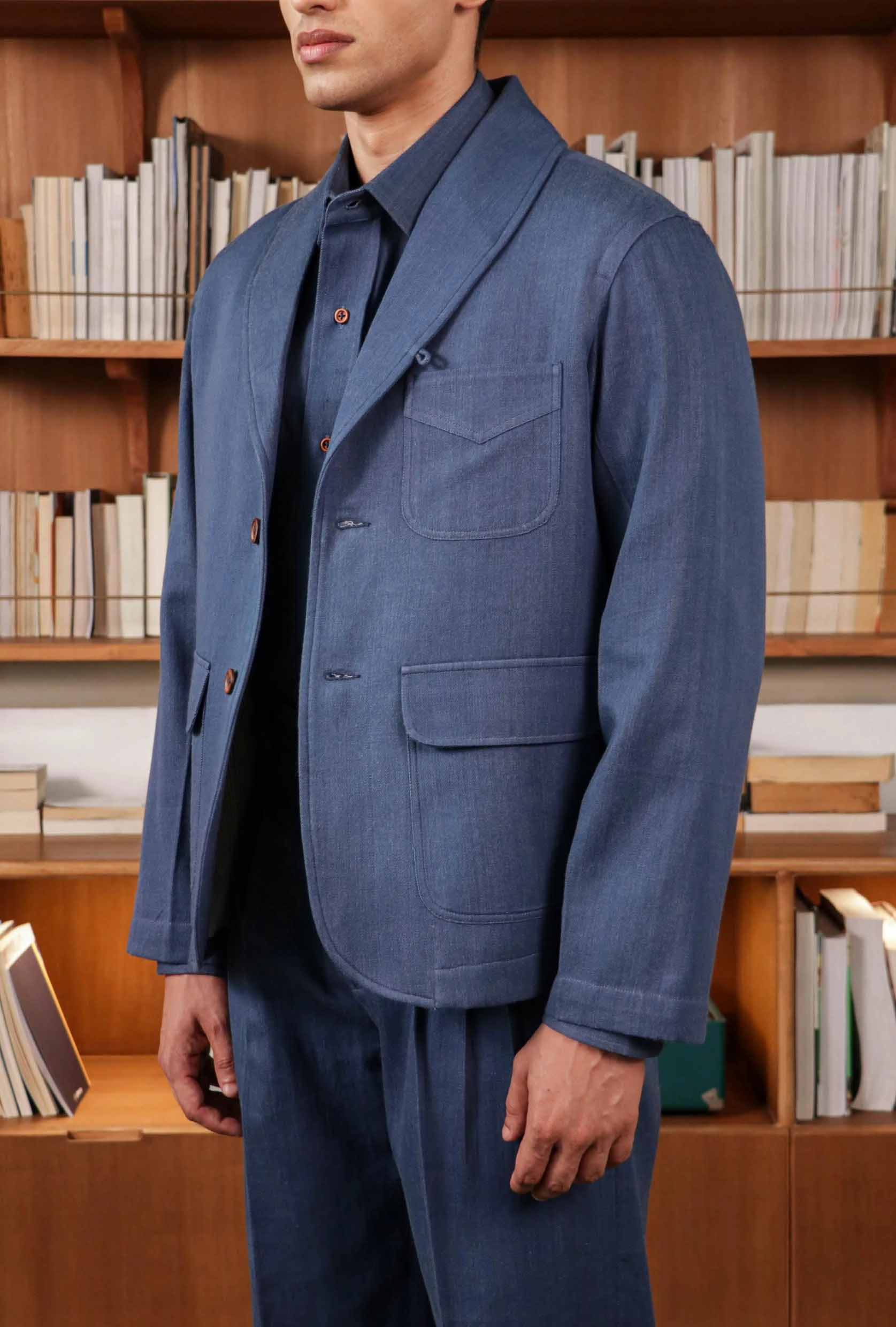 HALFORD SHAWL COLLAR BLAZER