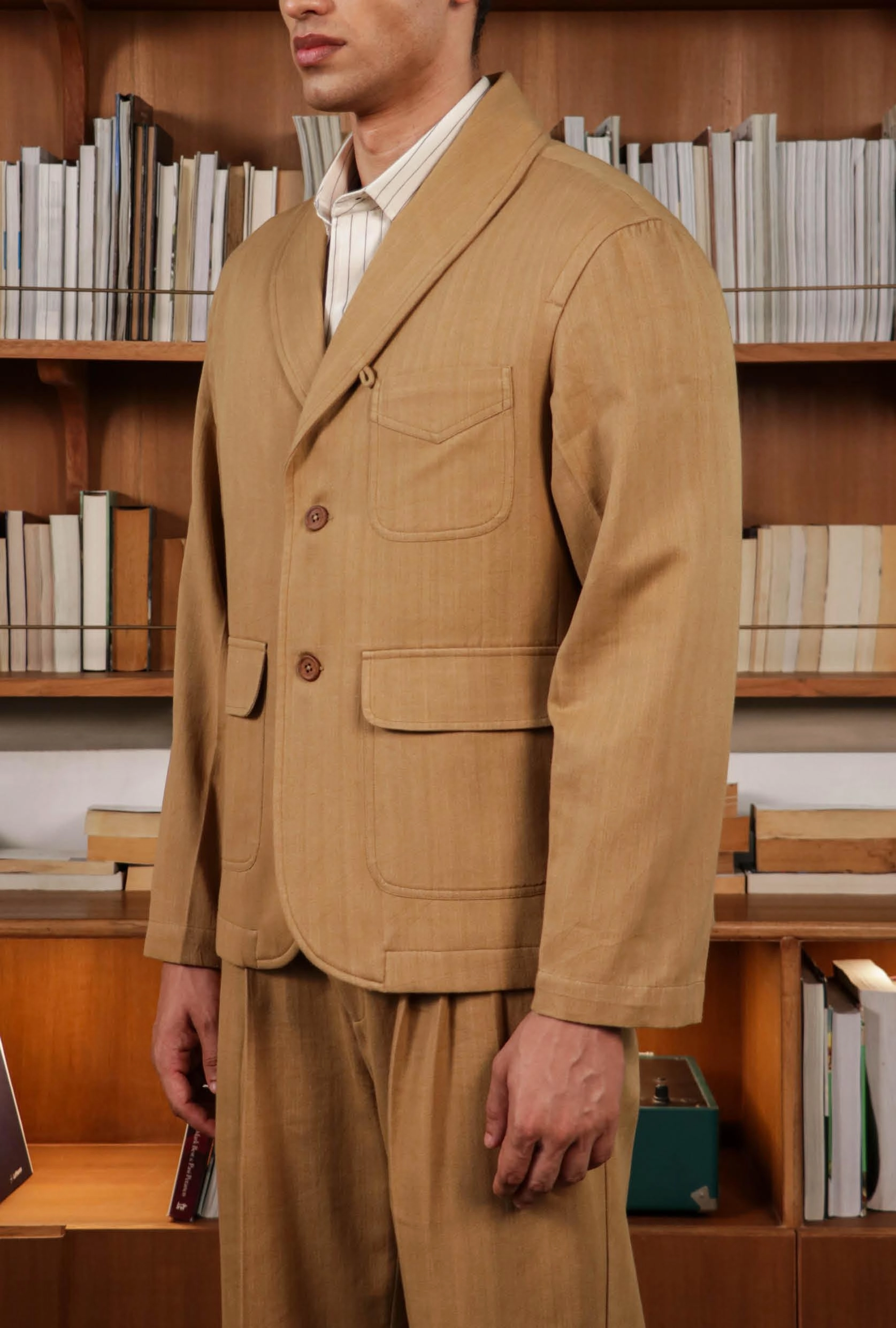 HALFORD SHAWL COLLAR BLAZER
