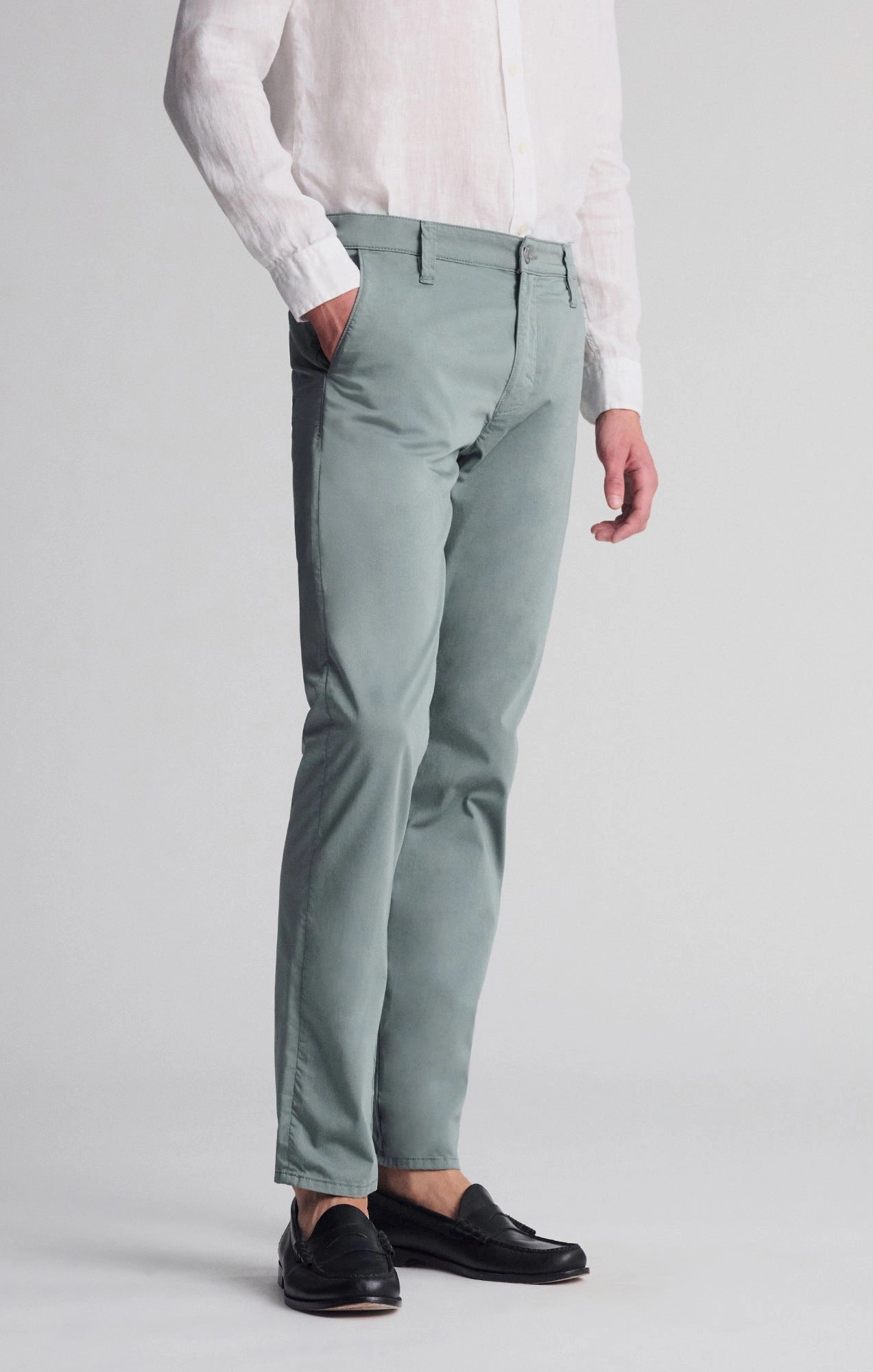 MILTON SLIM STRAIGHT CHINO IN CLOVER CITY SMART