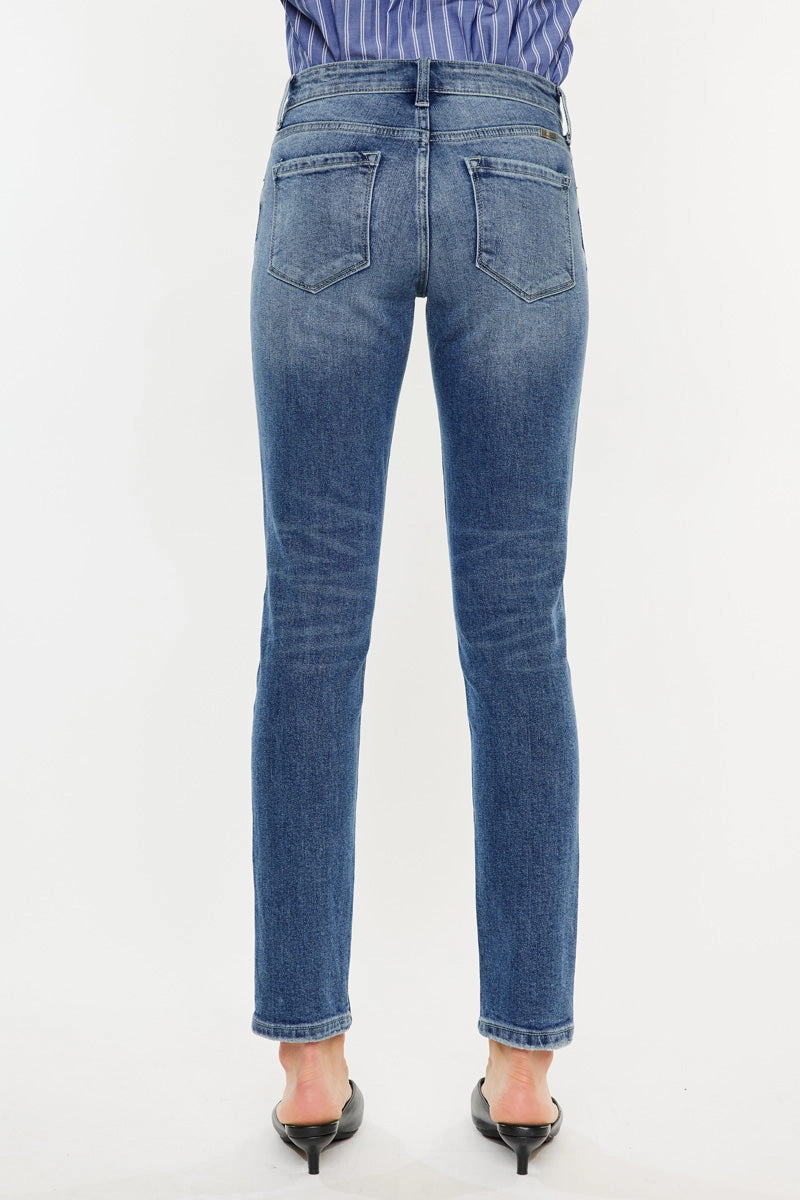 Myra Mid Rise Cigarette Leg Jeans