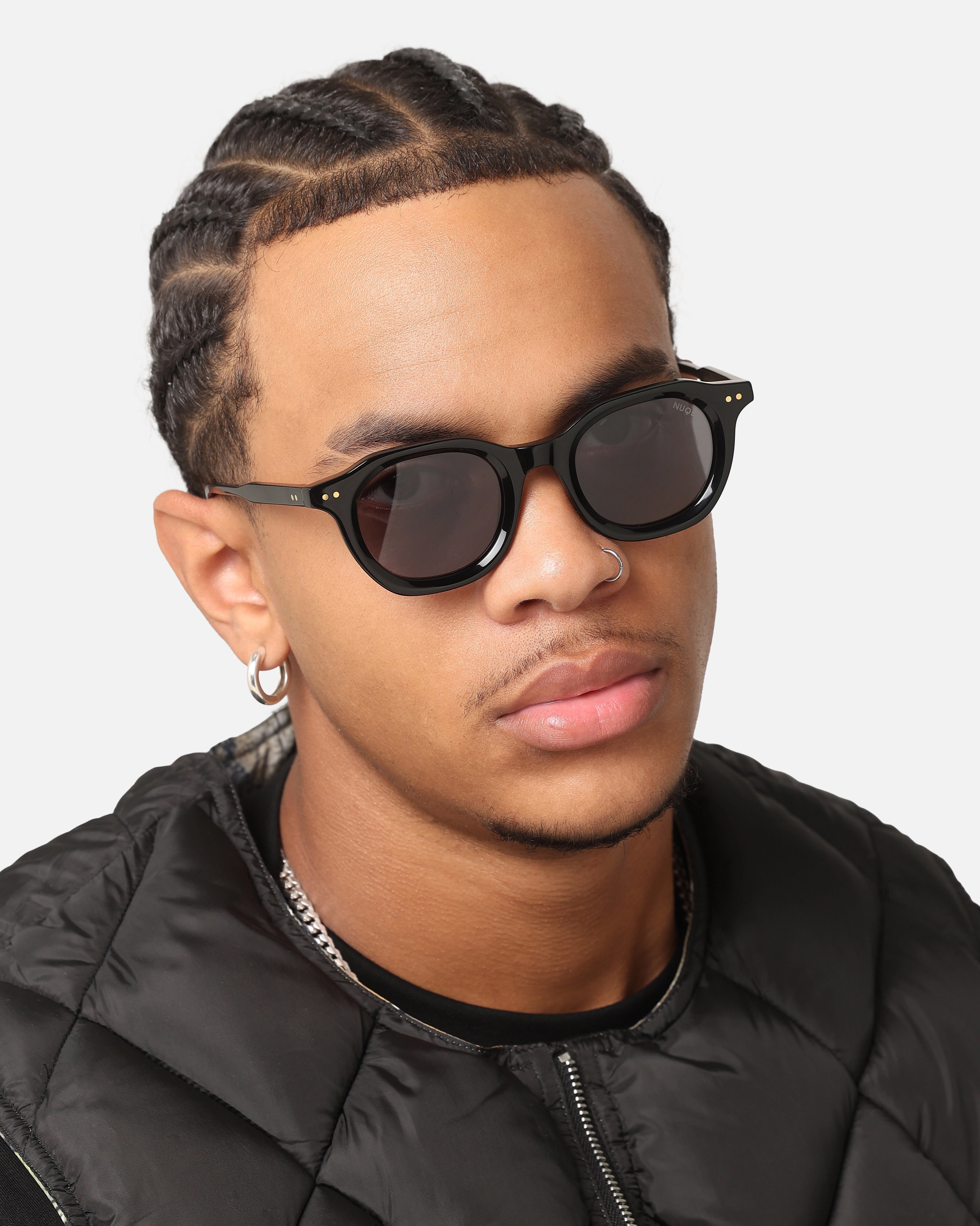 Nuqe Anders Sunglasses Black/Gold