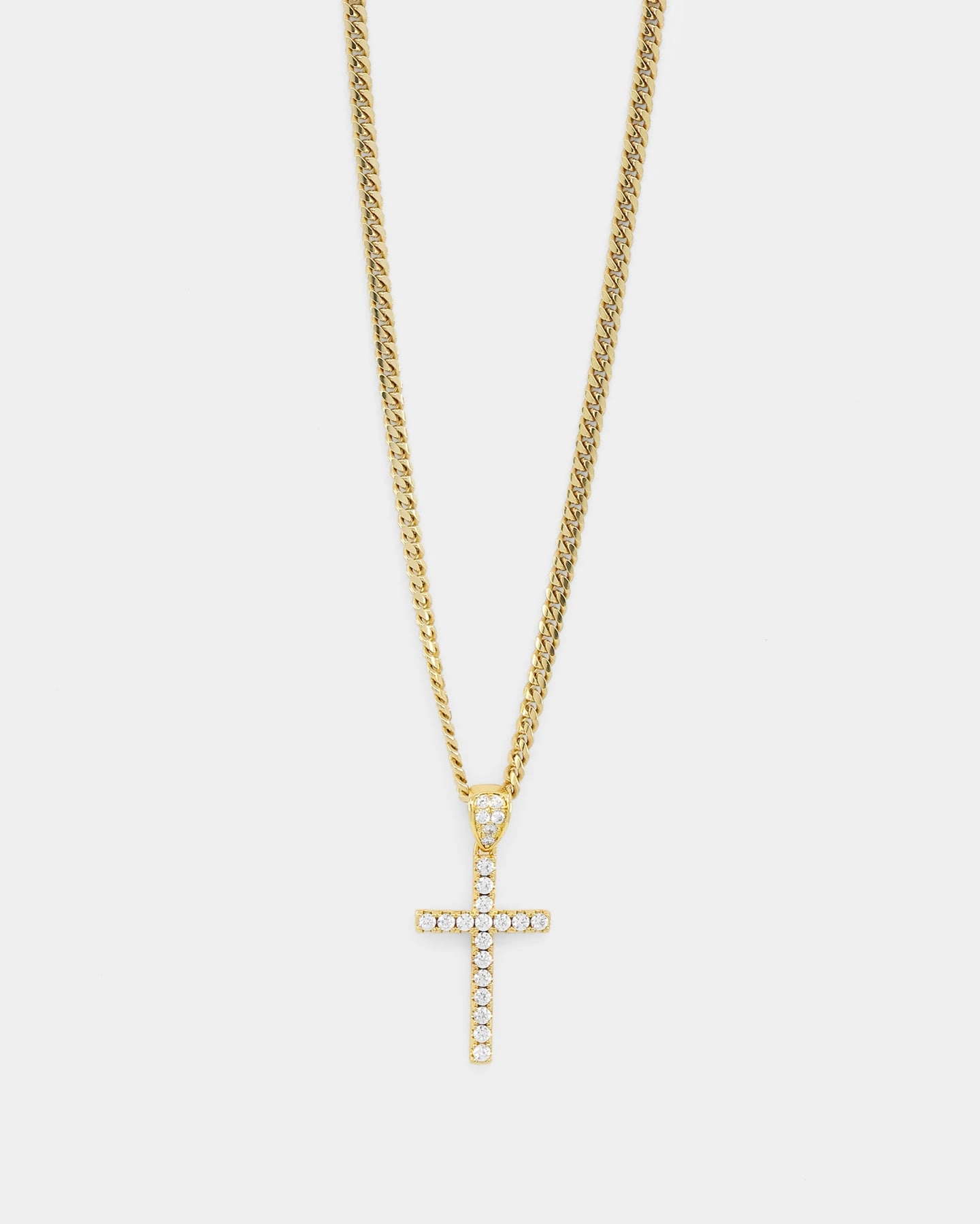NXS Classic Mini Cross Pendant Gold