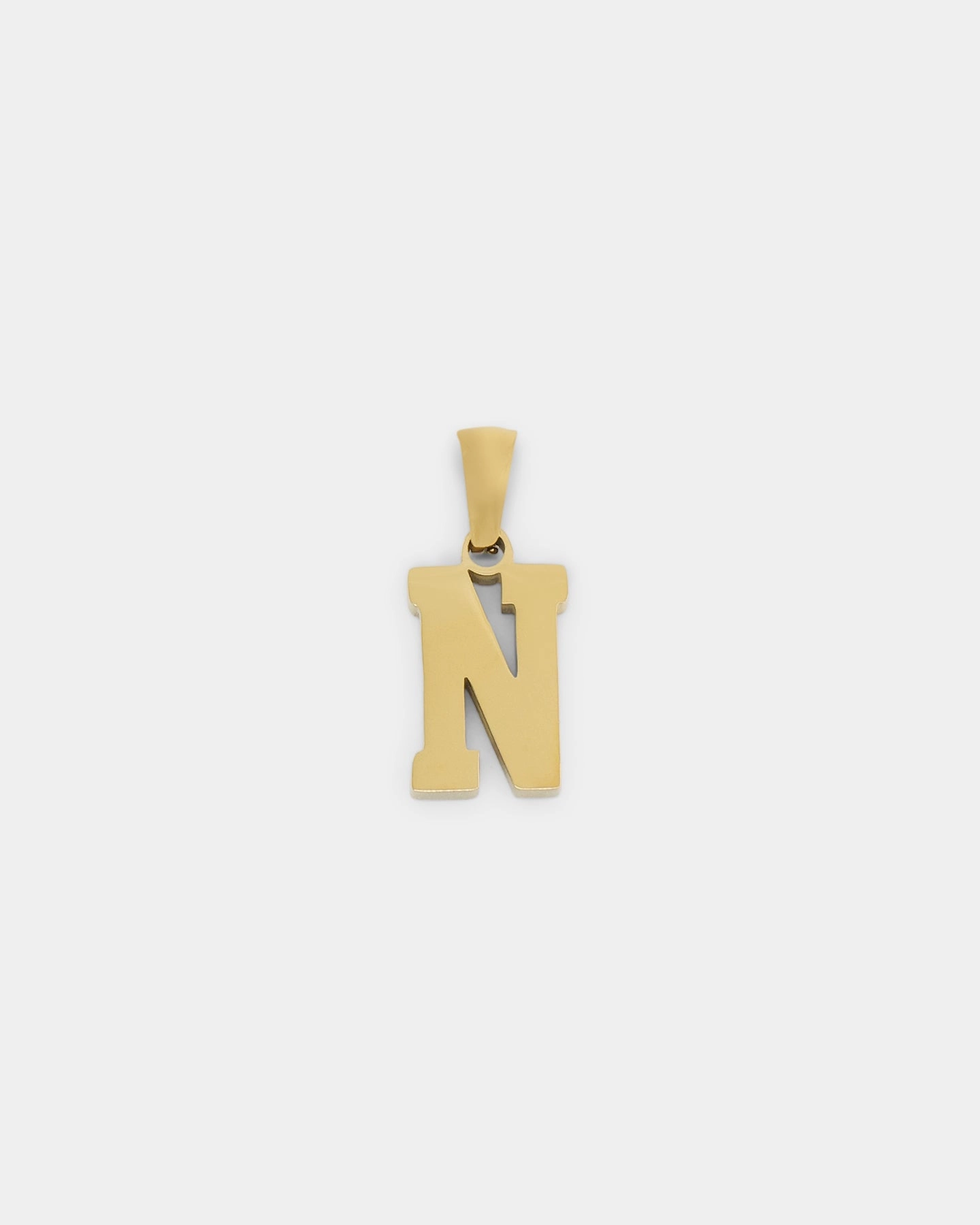 NXS College Letter Pendant Gold