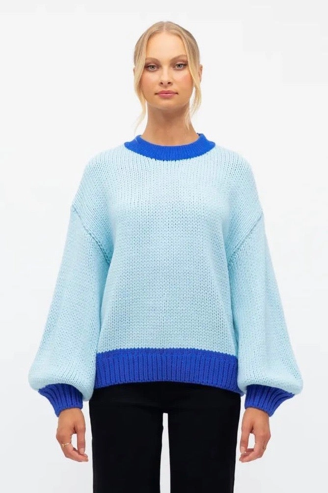 Paper Heart Jules Knit Blue