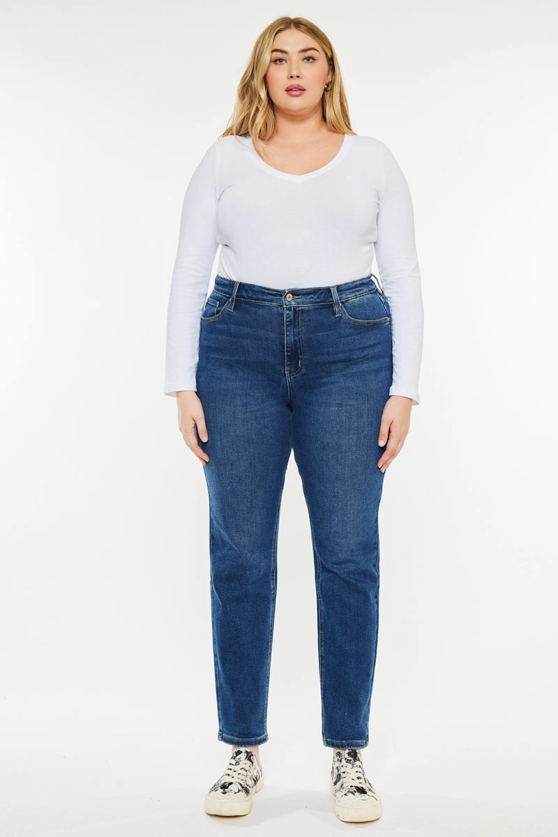 Peggy  High Rise Cigarette Leg Jeans (Plus Size)