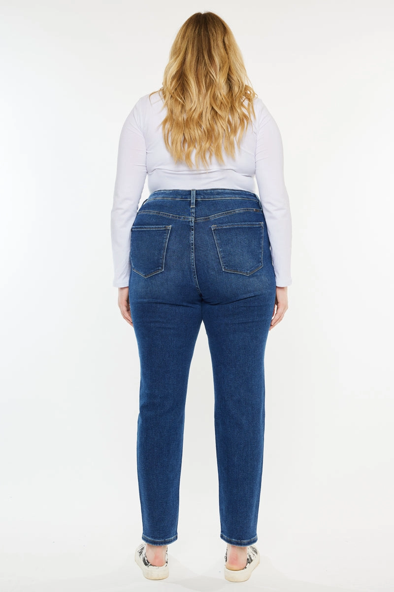 Peggy  High Rise Cigarette Leg Jeans (Plus Size)