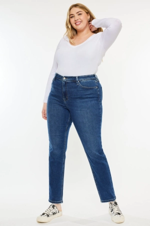 Peggy  High Rise Cigarette Leg Jeans (Plus Size)