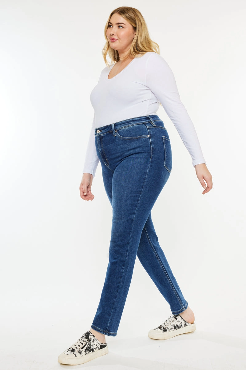 Peggy  High Rise Cigarette Leg Jeans (Plus Size)