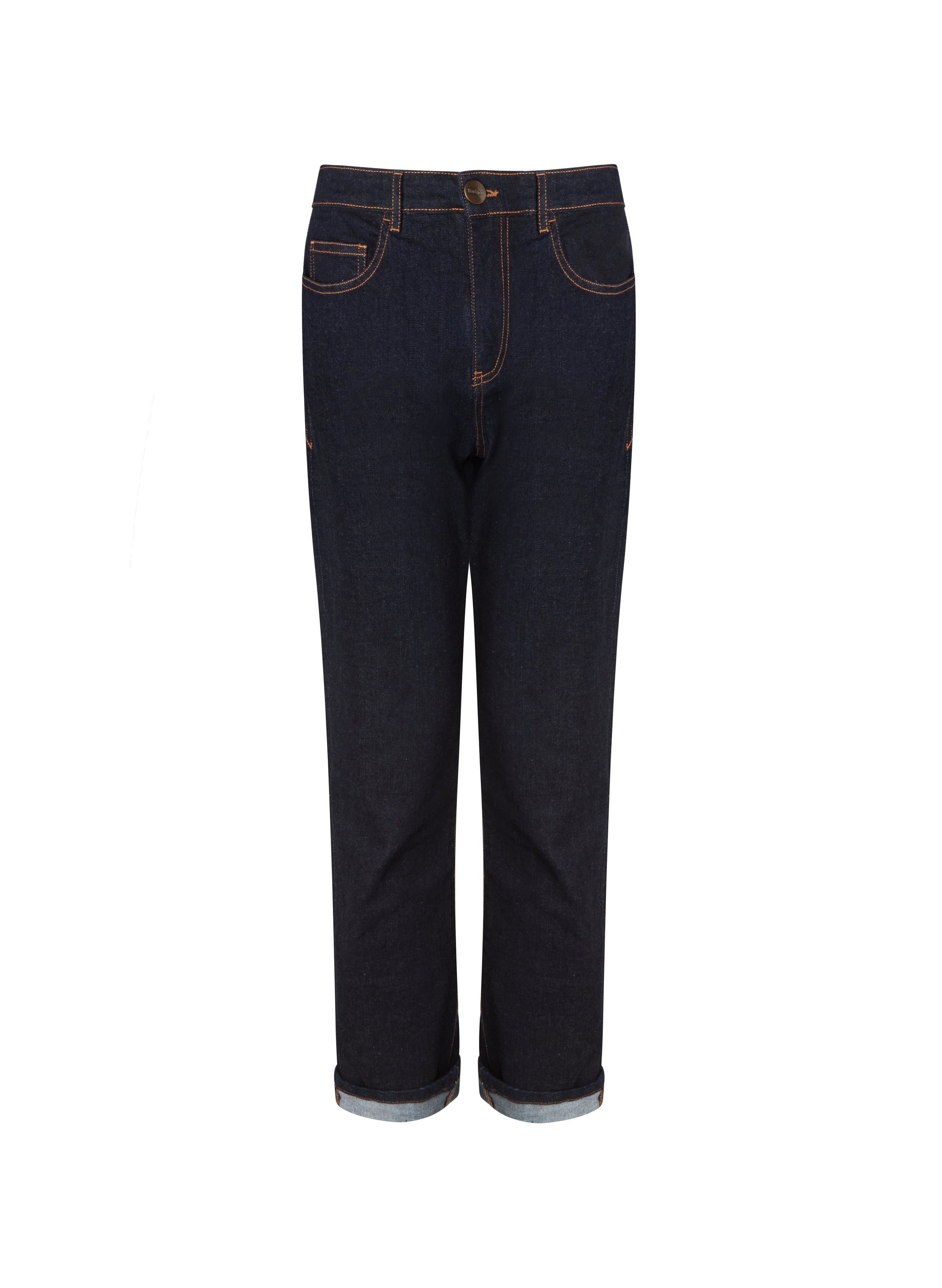 Petite Eda Organic Cotton Stretch Boyfriend Jeans