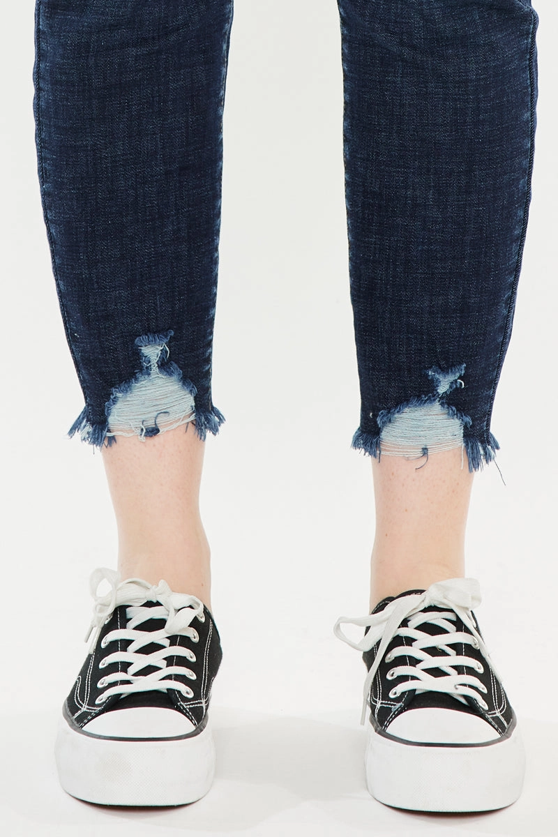 Rafaela High Rise Ankle Skinny Jeans (Plus Size)