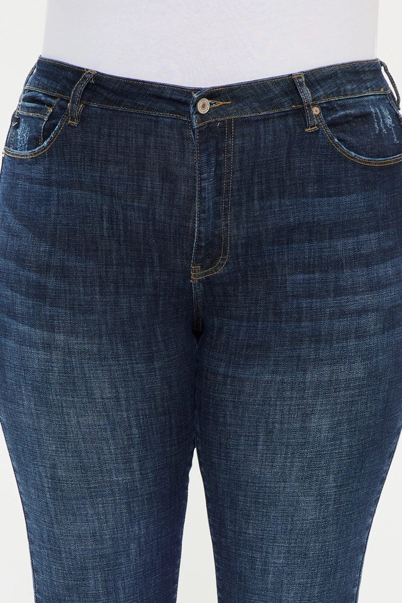Rafaela High Rise Ankle Skinny Jeans (Plus Size)