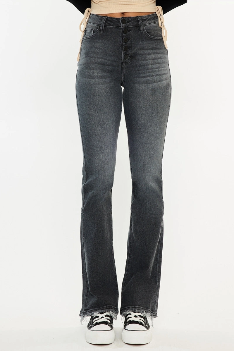 Rainn Ultra High Rise Flare Jeans