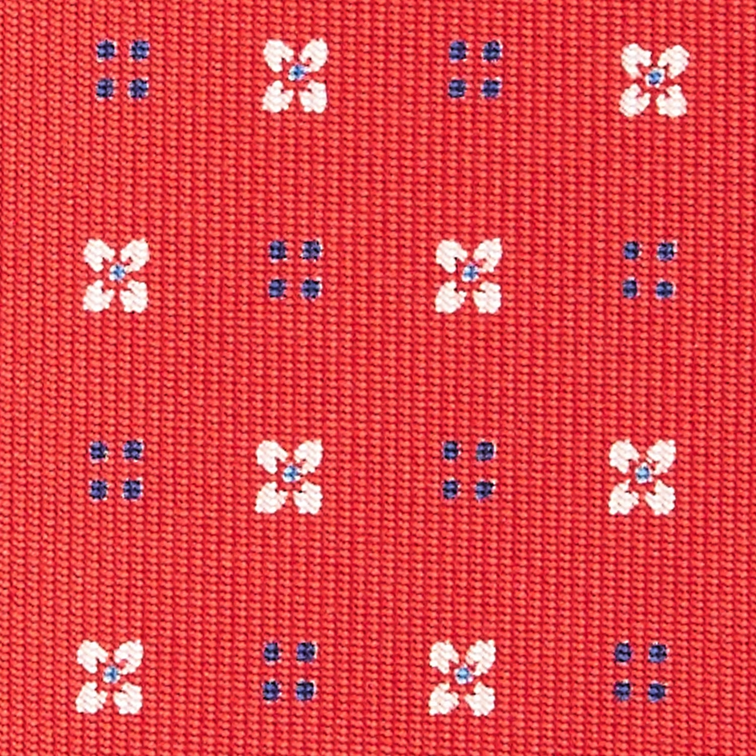 RED SARTORIAL CLASSIC SILK TIE WITH SAN VALENTINO LABEL
