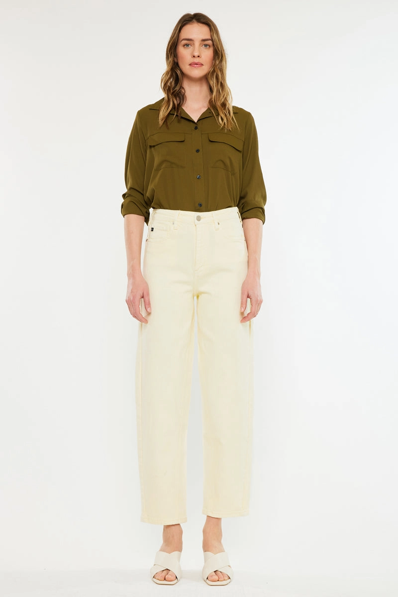 Retrice High Rise Slim Balloon Jeans
