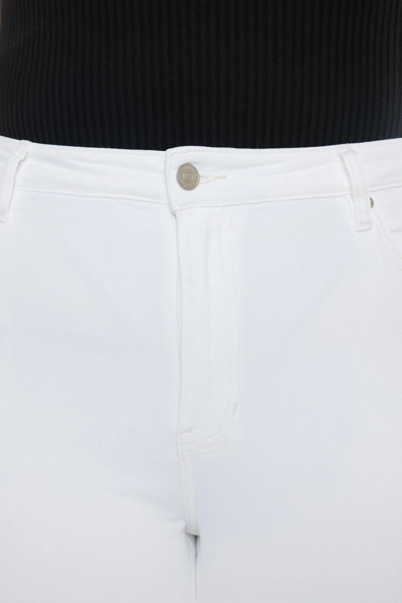 Rita High Rise Slim Straight Jeans (Plus Size)