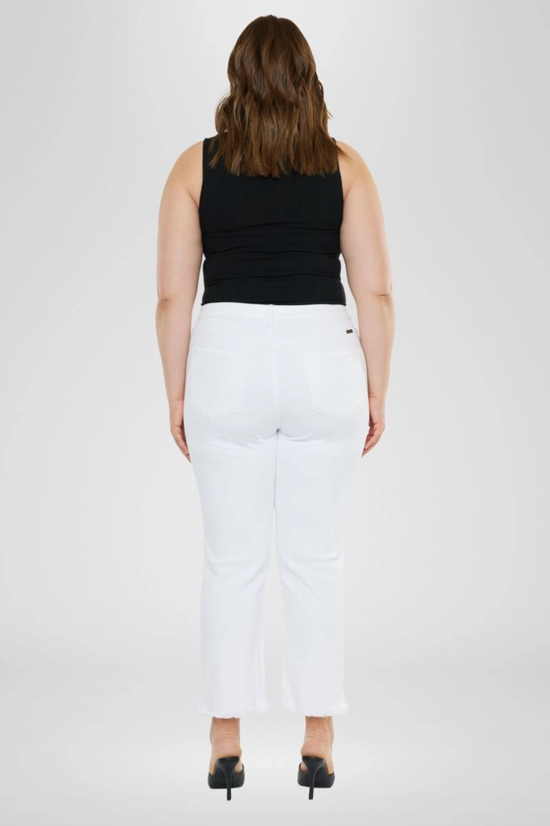 Rita High Rise Slim Straight Jeans (Plus Size)