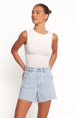 Rollas Mirage Short - Nina Blue Organic