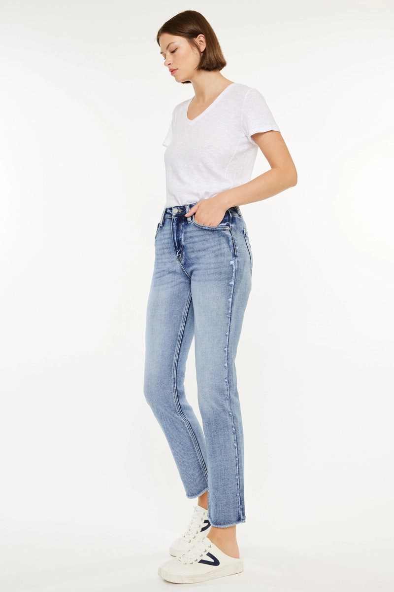 Sadie High Rise Straight Leg Jeans
