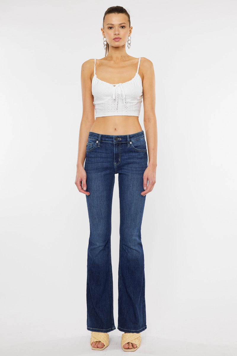 Samuel Mid Rise Flare Jeans