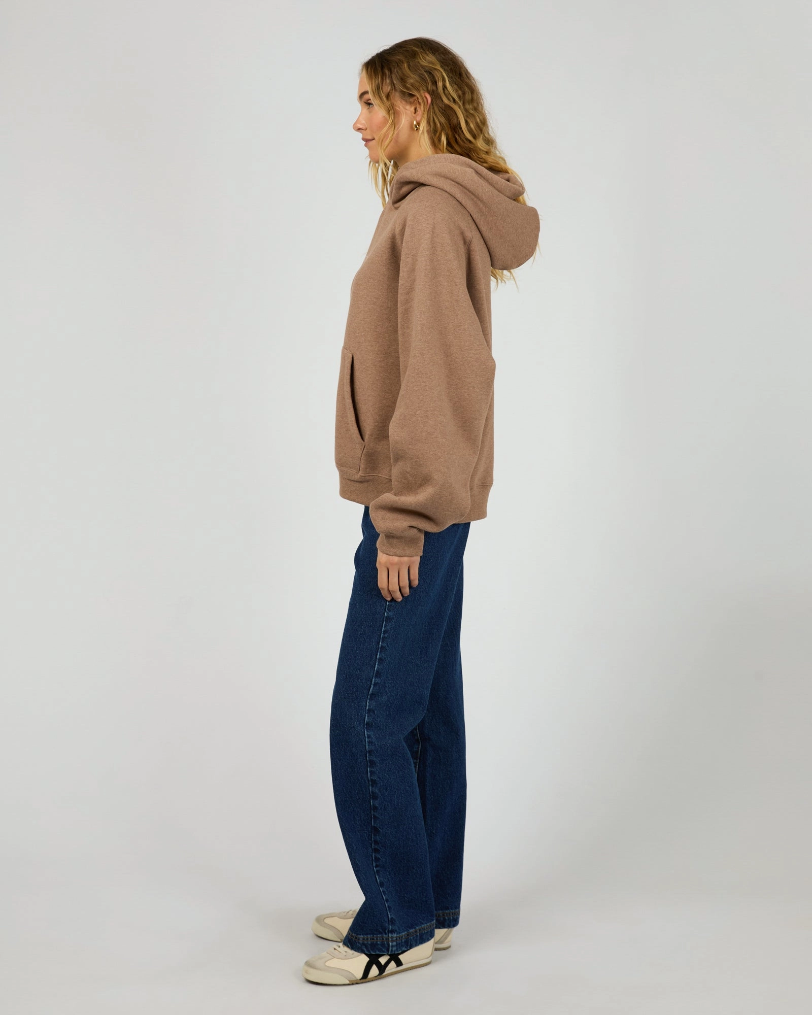 Silent Theory Logo Hoodie Brown Marle