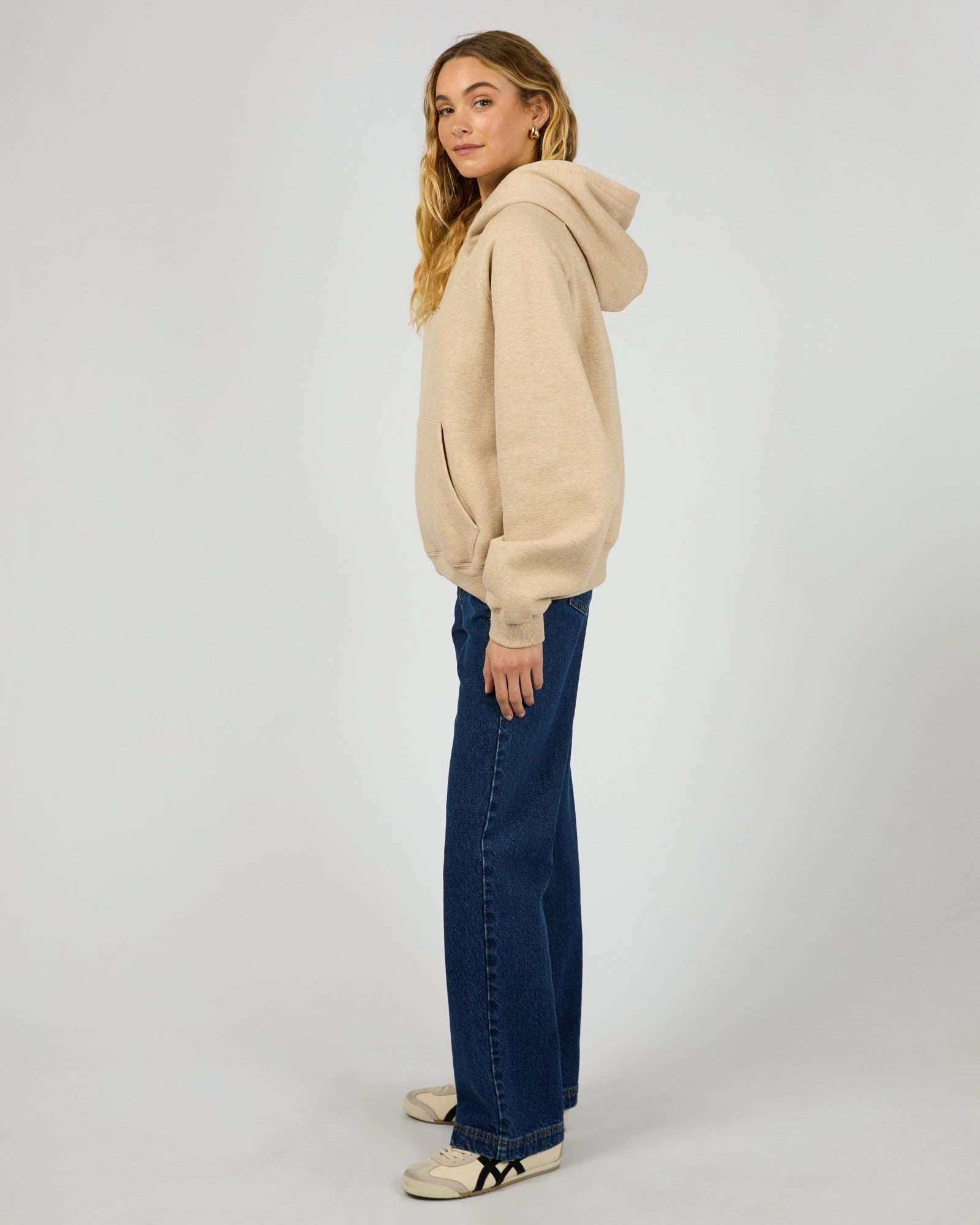 Silent Theory Logo Hoodie Oatmeal
