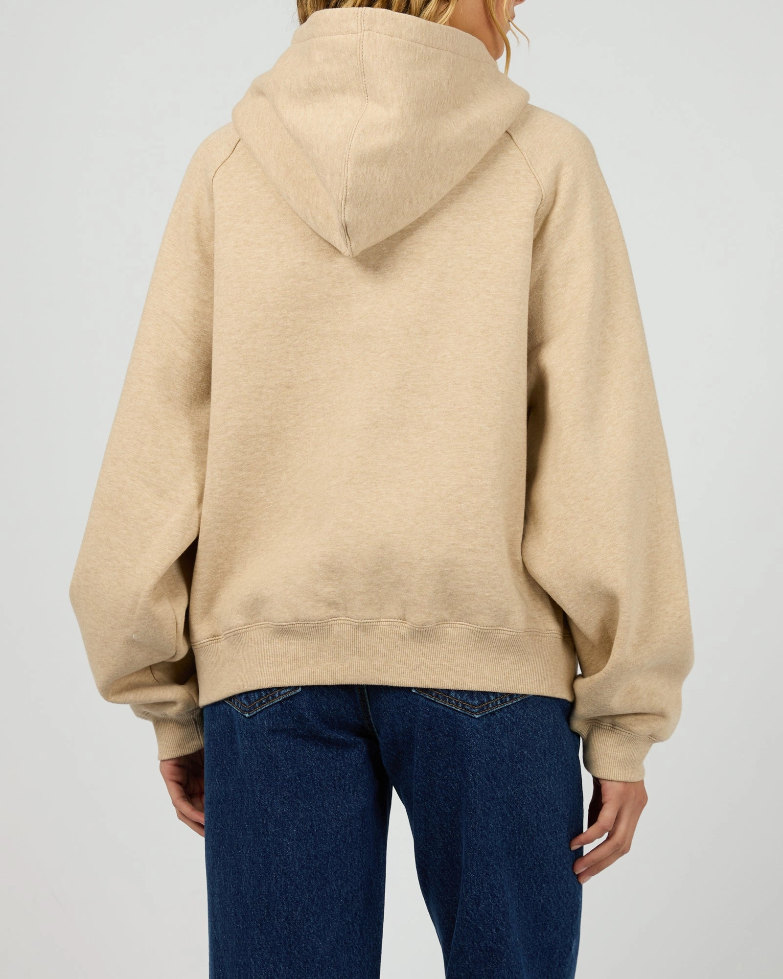 Silent Theory Logo Hoodie Oatmeal