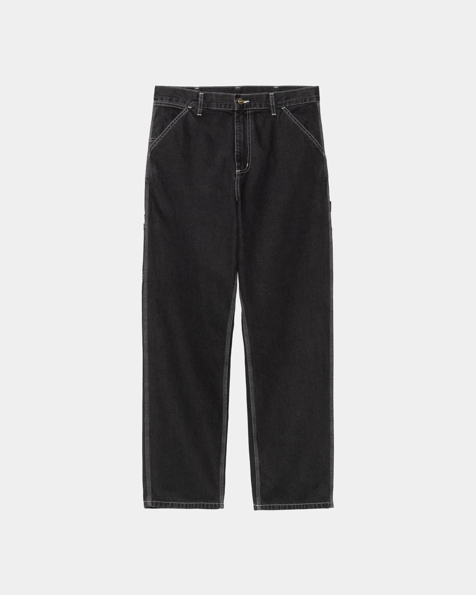Single Knee Heart Label Pant - Norco Denim | Black (stone washed)