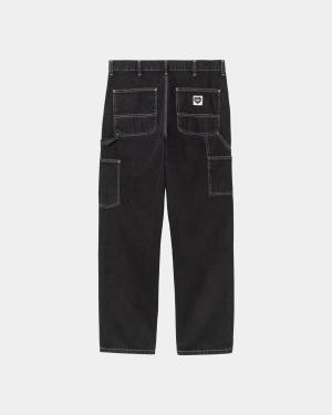 Single Knee Heart Label Pant - Norco Denim | Black (stone washed)