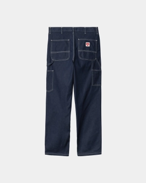 Single Knee Heart Label Pant - Norco Denim | Blue (rinsed)