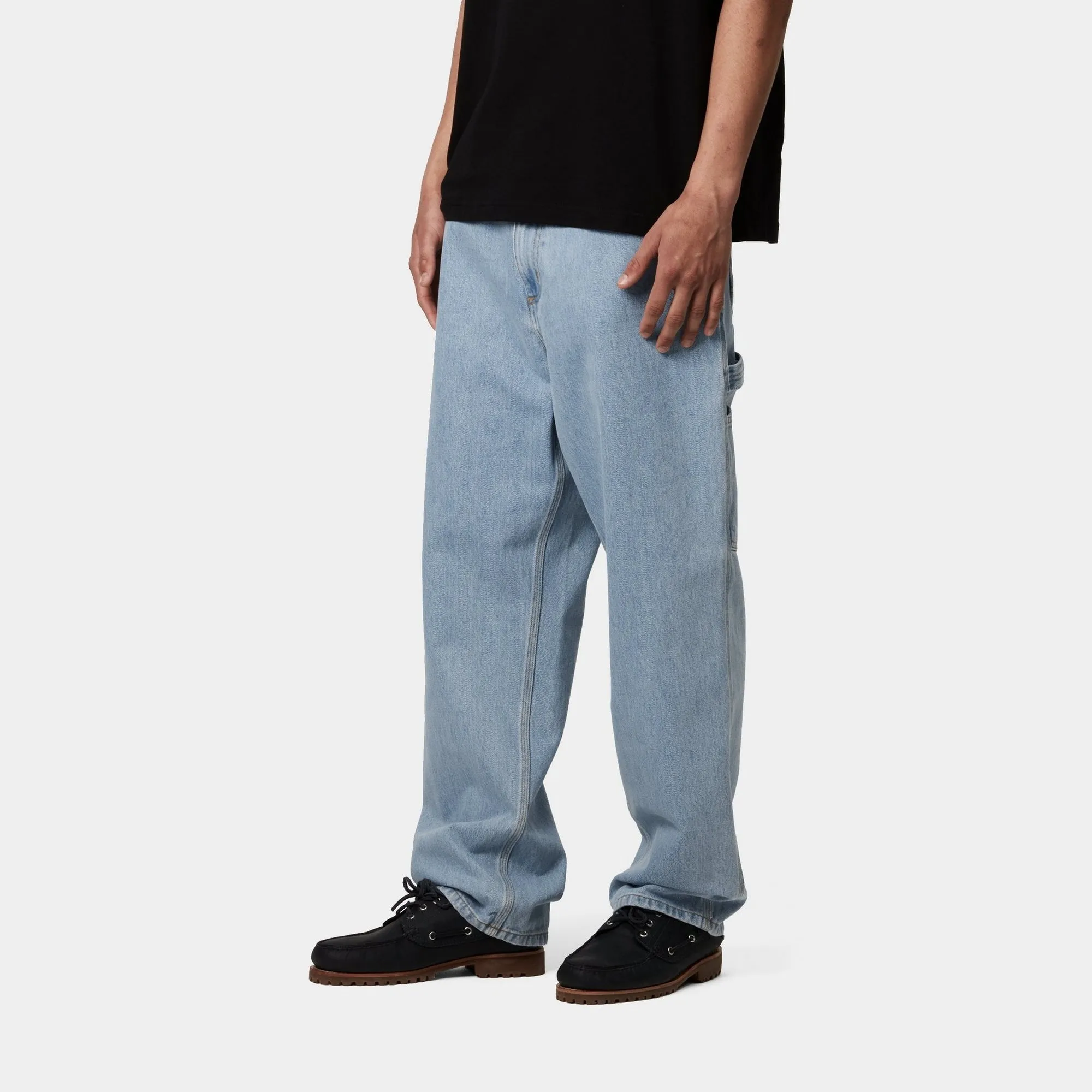 Single Knee Pant - Denim | Blue (heavy stone bleached)