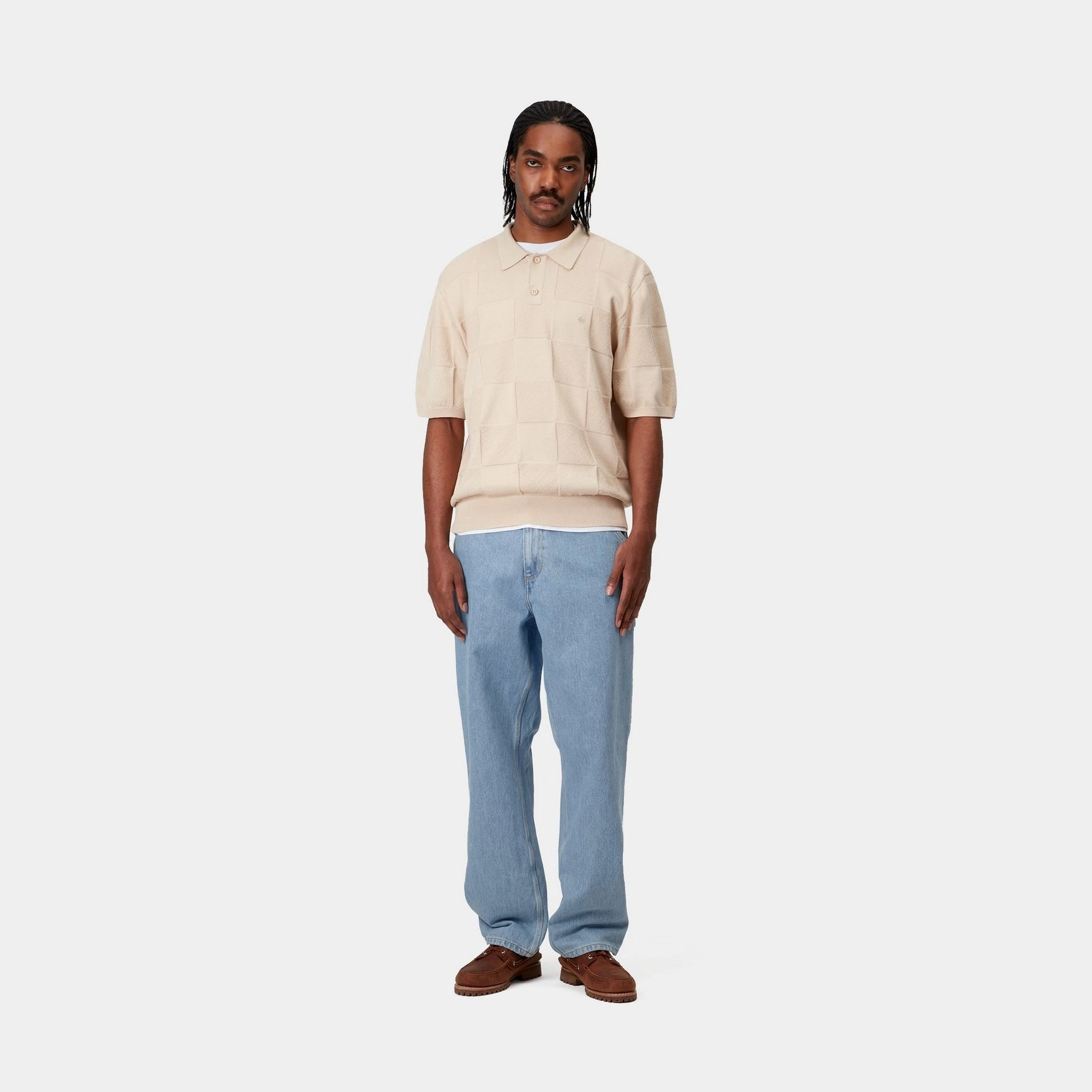 Single Knee Pant - Denim | Blue (stone bleached)