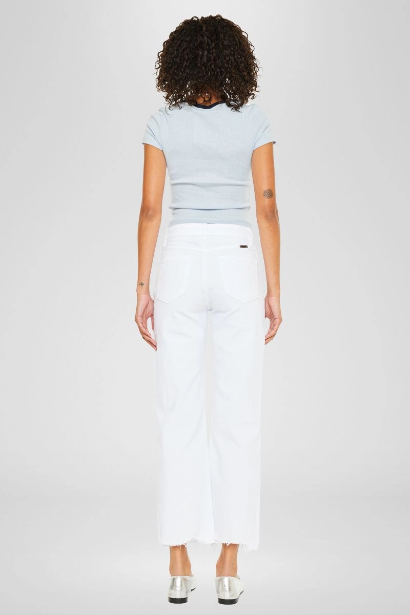 Skyla High Rise Slim Wide Leg Jeans