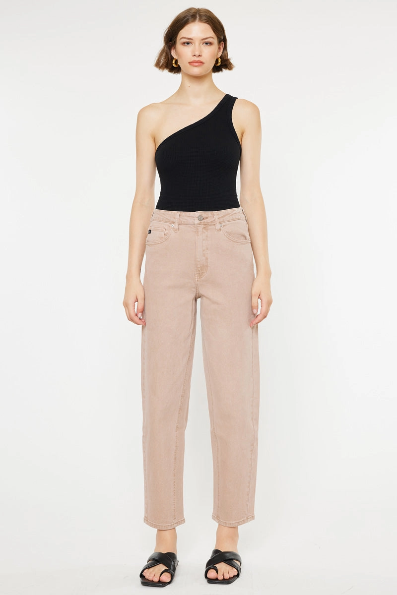 Sonya  High Rise Slim Balloon Jeans
