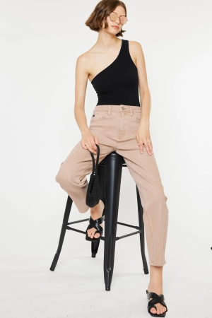 Sonya  High Rise Slim Balloon Jeans