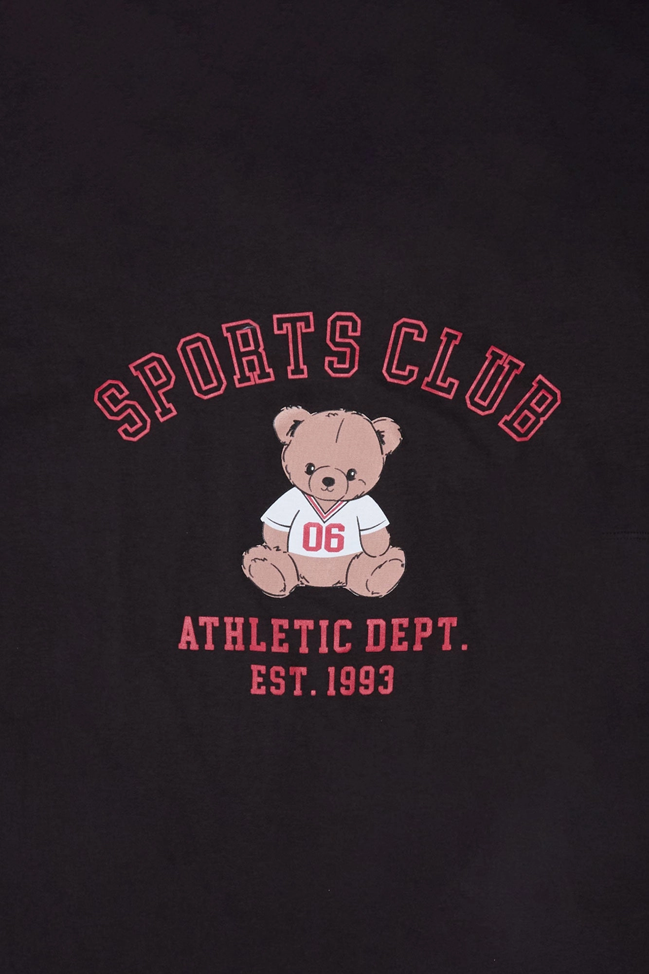 Sports Club Teddy Graphic Boyfriend Tee