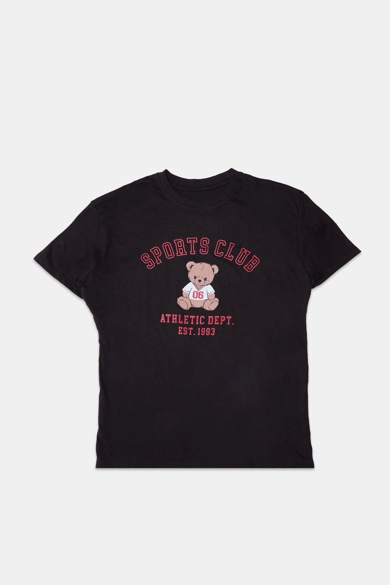 Sports Club Teddy Graphic Boyfriend Tee