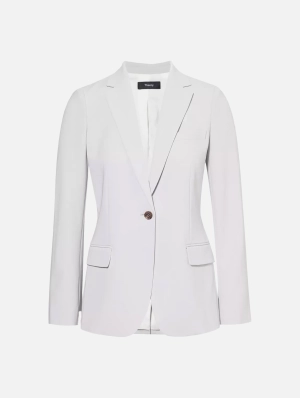 Staple Blazer in Platinum