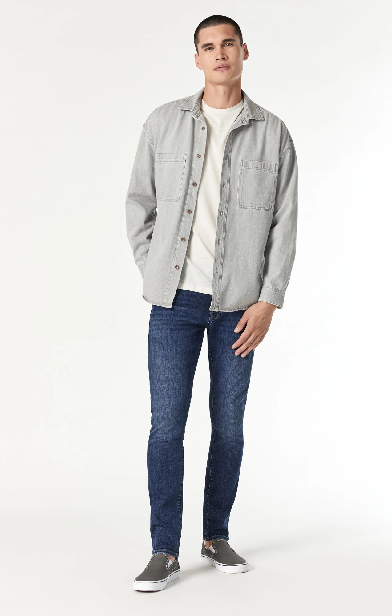 STEFAN JACKET IN STONE NATURAL DYE