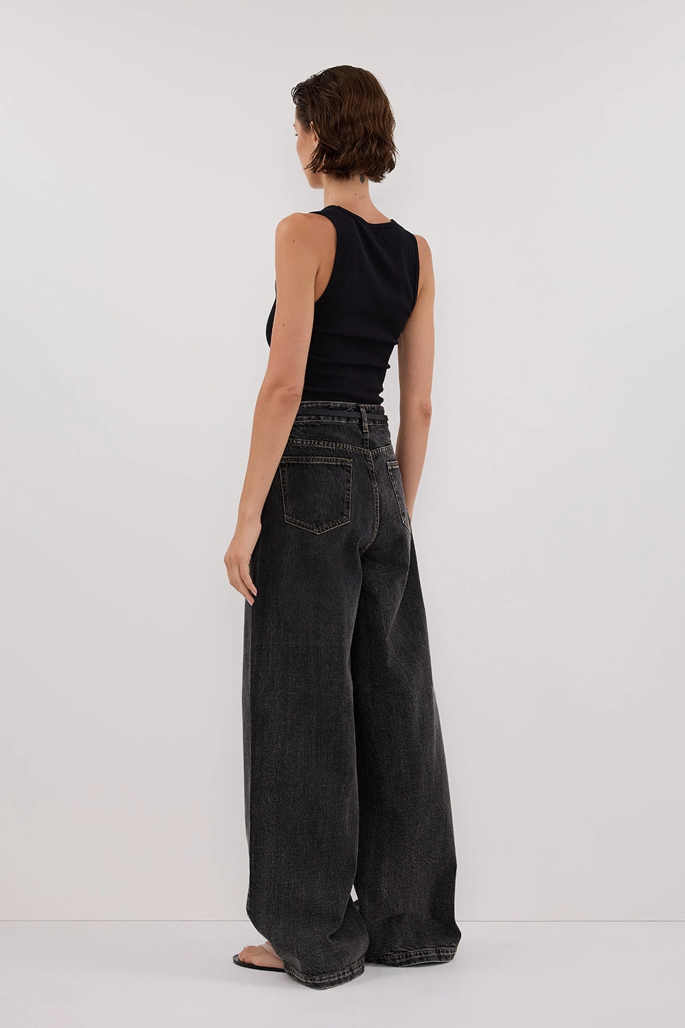 STERLING WASHED BLACK DENIM JEAN