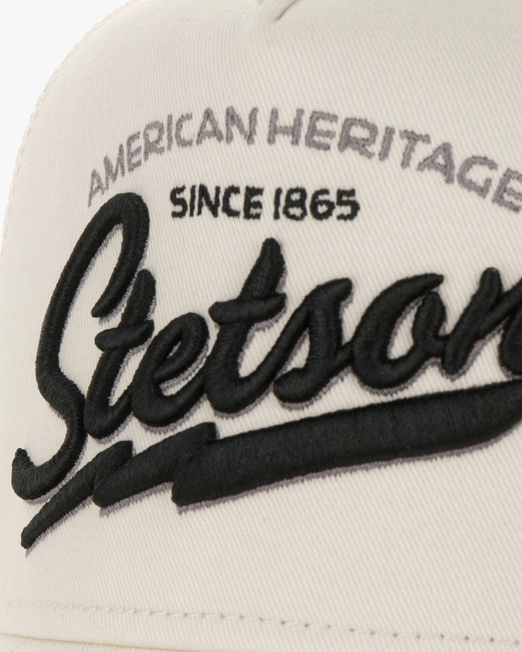 Stetson American Heritage Classic Trucker Cap - Off White