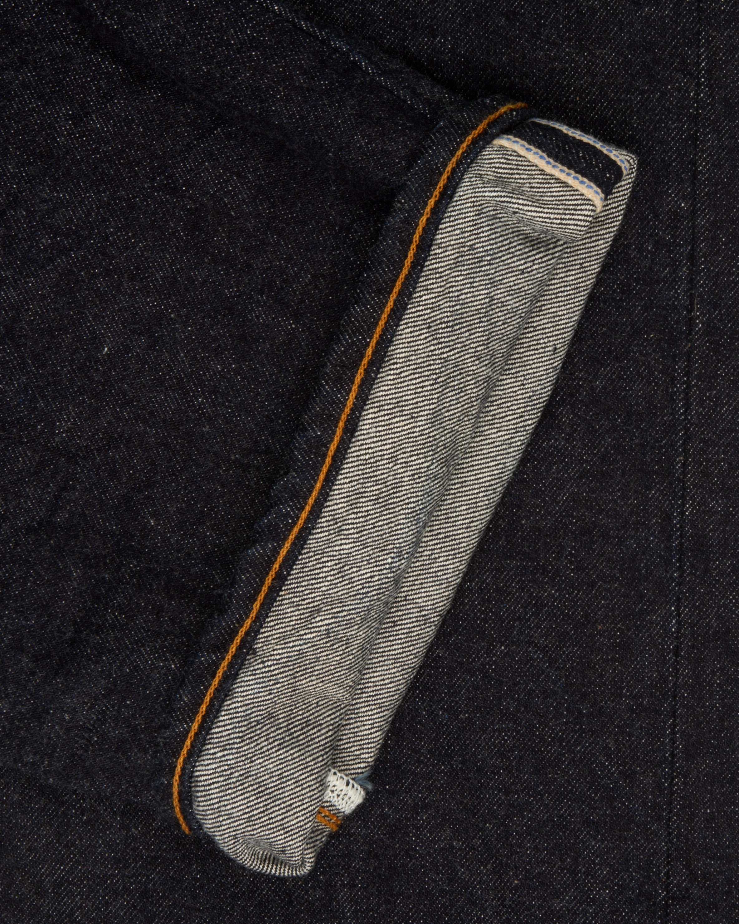Studio D'Artisan SD-103 Slim Straight Mens Jeans - 15oz Indigo Selvedge / Onewash