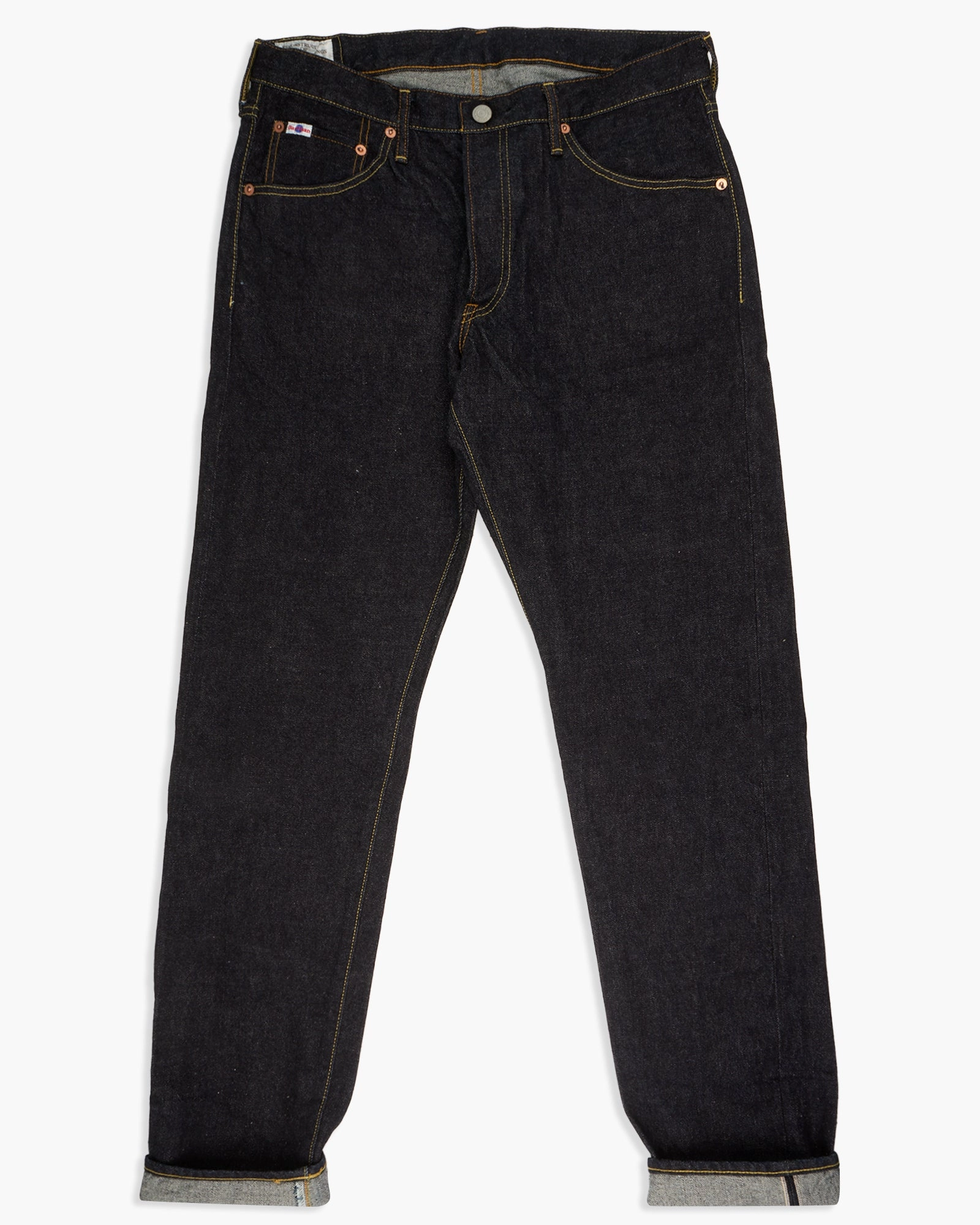 Studio D'Artisan SD-108 15oz Selvedge Relaxed Tapered Mens Jeans - Onewash