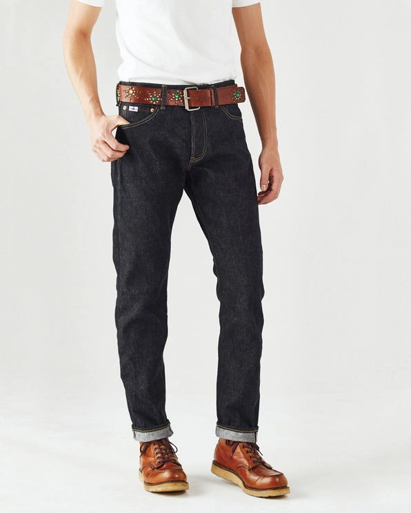 Studio D'Artisan SD-108 15oz Selvedge Relaxed Tapered Mens Jeans - Onewash
