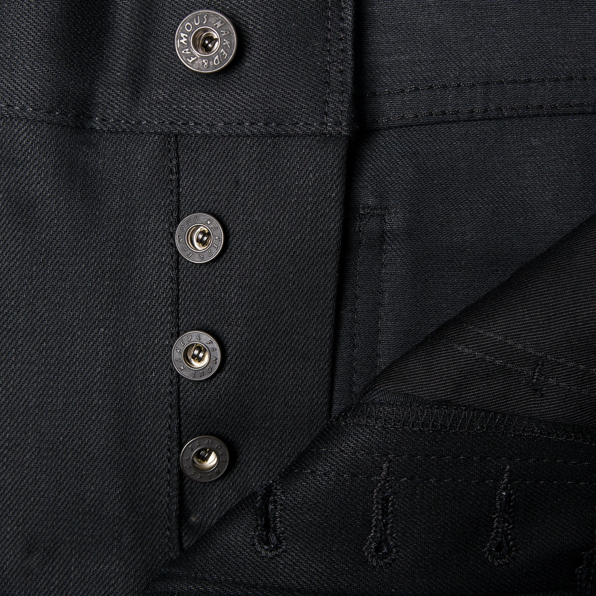 Super Guy - Black Cobra Stretch Selvedge